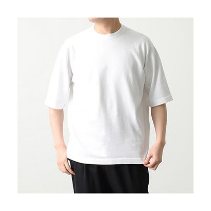 ジョンスメドレー JOHN SMEDLEY JOHN SMEDLEY 編み物 TINDALL ティンドール 労働者の一団のど頚 （WHITE/白いこと）