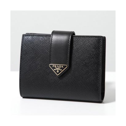 プラダ PRADA PRADA 二つ折り財布 1MV204 2DYG サフィアーノレザー （F0002/NERO）