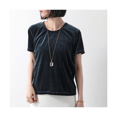 シモーネ ワイルド SIMONE WILD SIMONE WILD Tシャツ TーSHIRT ベルベット 半袖 （ブルーグレー）