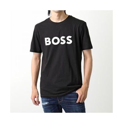 ヒューゴボス HUGO BOSS HUGO BOSS ORANGE 半袖プルオーバー 50481923 ロゴタイプT （002/黒いこと）