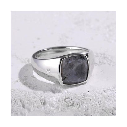 トムウッド TOM WOOD TOMWOOD リング Kay Ring Larvikite 101277 （シルバー）
