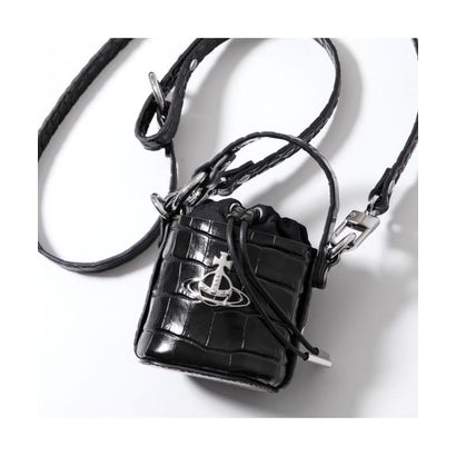 ヴィヴィアン 酉の方角白木 Vivienne Westwood Vivienne Westwood 御徒面子 CROCODILE MINI DAISY  （N401/BLACK/黒いこと）