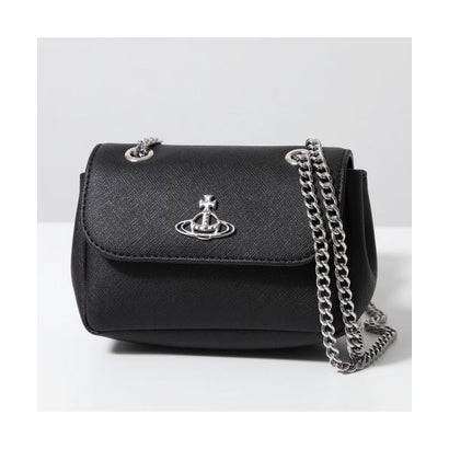ヴィヴィアン 酉の方角木材 Vivienne Westwood Vivienne Westwood ショルダーバッグ SMALL PURSE WITH オーブ （N401/BLACK/黒いこと）