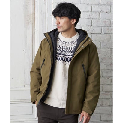 イッカ ikka sorona(R) 3WAYマウンテンパーカー （オリーブ）