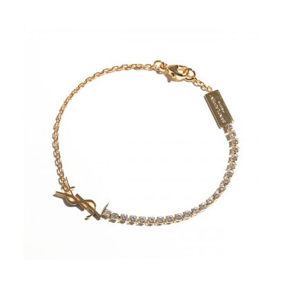 サンローラン SAINT LAURENT SAINT LAURENT ブレスレット 712345 Y1526 カサンドラロゴ （8066/ゴールド）｜LOCOMALL（ロコンド公式ストア）