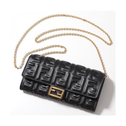 フェンディ FENDI FENDI ウォレットバッグ 8M0365 AAJD 二つ折り長財布 (F0KUR/NERO+ORO-SOFT)