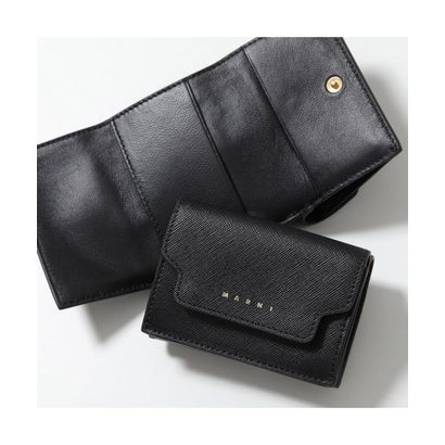 楽天市場】MARNI マルニ メンディングロゴ レザー 三つ折り