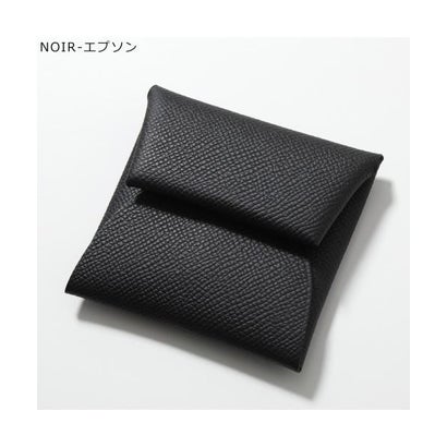 ★HERMES エルメス ケース バスティアW刻印 ブラック エルメス バスティア コインケース ノワール シェーブルミゾル W