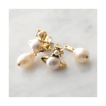 ヴィヴィアン ウエストウッド Vivienne Westwood Vivienne Westwood ピアス INASS EARRINGS 62020104 （R107/GOLD-Creamrose）