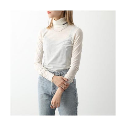 ジルサンダー Jil Sander JIL SANDER+ カットソー J40GC0020 J70021 タートルネック （102/Natural/白いこと）