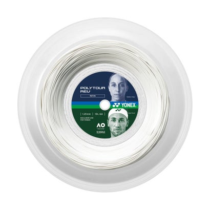ヨネックス YONEX Yonex ヨネックス 庭球 ポリツアーレブ 125  200M  PTR125R2 （白いこと）