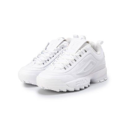 フィラ FILA DISRUPTOR II/ディスラプター II  定番厚底スニーカーシューズ / 白いこと （白いこと）