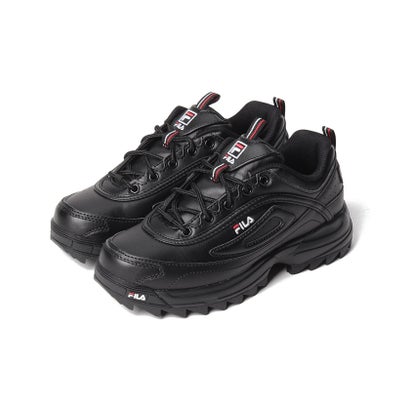 フィラ FILA Distorter Premium/ ディストーター プレミアム カジュアル厚底スニーカー ユニセックス / ブラック （ブラック）