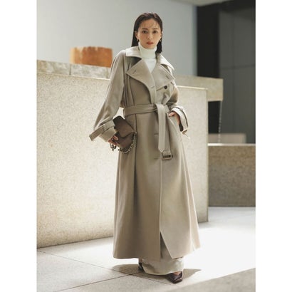 アンスクリア INSCRIRE オーバーサイズショートトレンチコート 36 OUTERWEAR – INSCRIRE