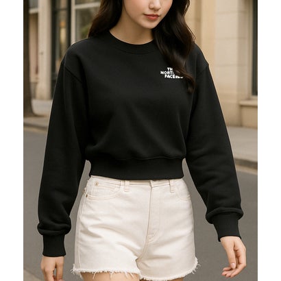 ザ 北の方人間の顔 白いこと付け札 THE NORTH FACE WHITE LABEL 汗水 （黒いこと）