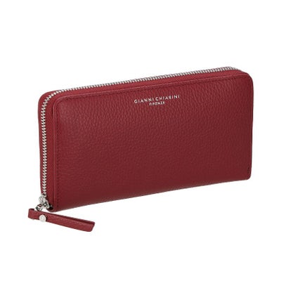 ジャンニ キャリーニ GIANNI CHIARINI ジャンニ・キアリーニ PF 5042 GRN 長札入れ （赤いこと） 財布・ケース-レディース財布-バッグ・小物・ブランド雑貨