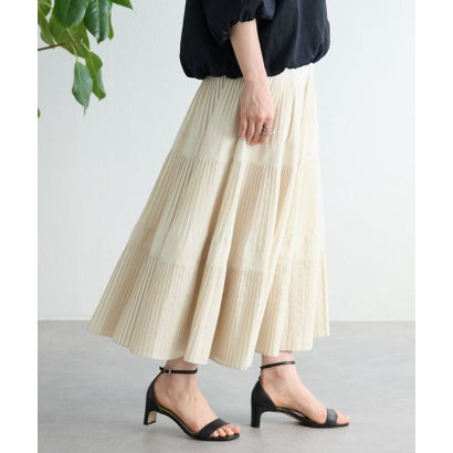 ビアズリー BEARDSLEY プリーツティアードスカート （white） 15,466円