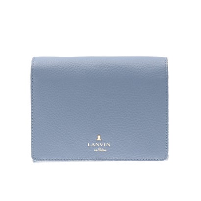 ランバン オン ブルー LANVIN en Bleu メラニー 二つ折り中Lファスナー財布 （ペールブルー）