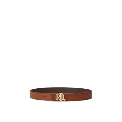 ローレン ラルフ ローレン LAUREN RALPH LAUREN ロゴ リバーシブル ペブルド レザー ベルト （200ブラウン）｜LOCOMALL（ロコンド公式ストア）