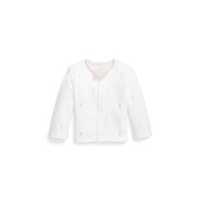 ポロ ラルフ 置き目レン POLO RALPH LAUREN (もの言う花)Polo 子馬 リヴァーシブル 綿織物 上衣 （650サクラ色）