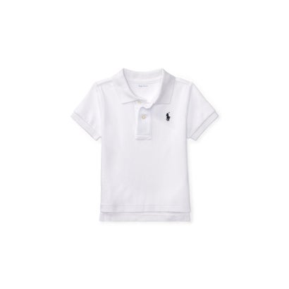 ポロ ラルフ ローレン POLO RALPH LAUREN (ベビー)コットン インターロック ポロシャツ （100ホワイト）