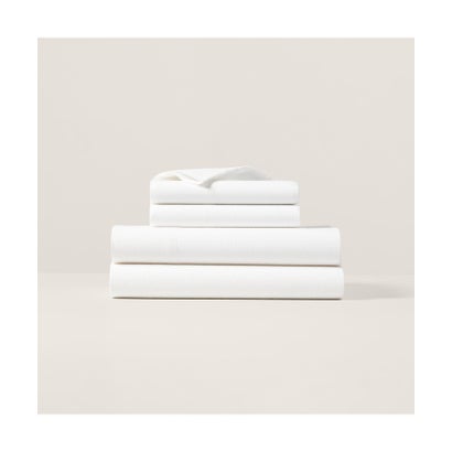 ラルフ ローレン ホーム RALPH LAUREN HOME シアサッカー ストライプ フラットシーツ/ダブルサイズ （100ホワイト）
