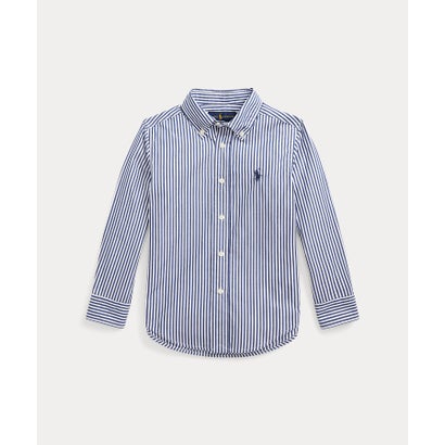 ポロ ラルフ ローレン POLO RALPH LAUREN (ボーイズ 2才～7才)ストライプド コットン ポプリン シャツ （410ネイビー）｜LOCOMALL（ロコンド公式ストア）