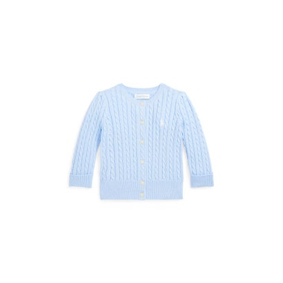 ポロ ラルフ 置き目レン POLO RALPH LAUREN (もの言う花)有線テレビ編み物 綿織物 ジレー （400青み）