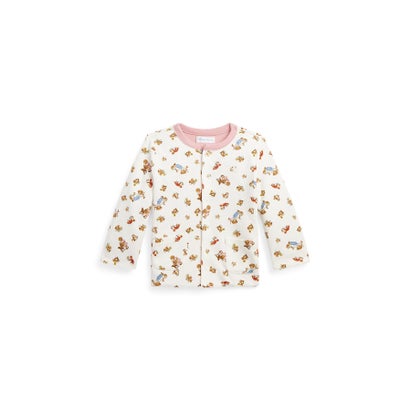 ポロ ラルフ 置き目レン POLO RALPH LAUREN (もの言う花)Polo ベア リヴァーシブル 綿織物 上衣 （650サクラ色）