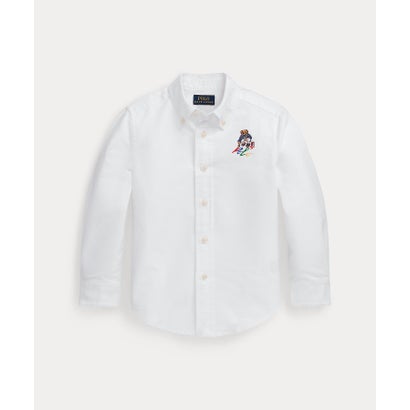 ポロ ラルフ ローレン POLO RALPH LAUREN (ボーイズ 2才～7才)Polo ベア コットン オックスフォード シャツ （100ホワイト）