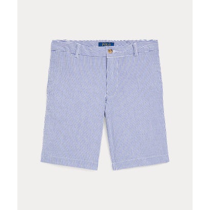 ポロ ラルフ ローレン POLO RALPH LAUREN (ボーイズ 8才～20才)ストレッチ コットン シアサッカー ショートパンツ （400ブルー）