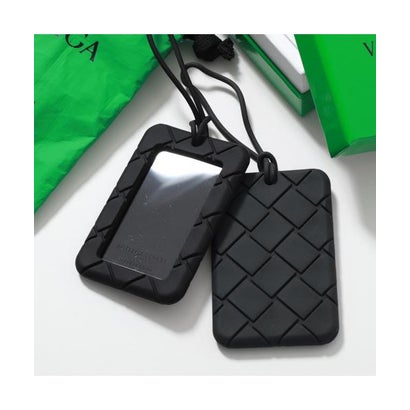 ボッテガヴェネタ BOTTEGA VENETA BOTTEGA VENETA ラゲージタグ 708959 V0EY0 イントレチャート （1000/ブラック）