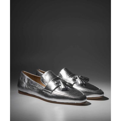 ファビオルスコーニ FABIO RUSCONI 【FABIO RUSCONI/ファビオルスコーニ】アーモンドトゥタッセルローファー （しろがね色）