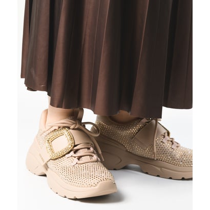 スティーブ マデン STEVE MADDEN ベルト付ラインストーンスニーカー （ブラッシュ）
