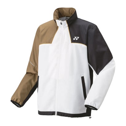 ヨネックス YONEX Yonex ヨネックス 庭球 ユニ裏地付ウィンドウォーマーシャツ メンズ レディース ス （キャメルゴールド）