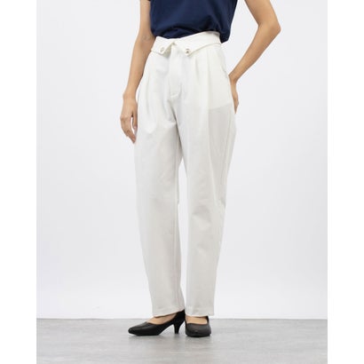 リナシメント RINASCIMENTO 金ボタンウエストデザインタックパンツ （Bianco）
