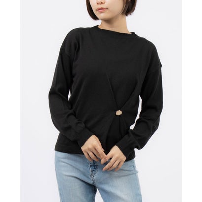 リナシメント RINASCIMENTO タックデザインニットTOPS （Nero）