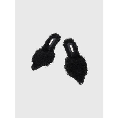エイミーイストワール EIMY ISTOIRE French poodle fur サンダル （BLACK）