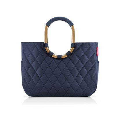 ライゼンタール reisenthel ループショッパーL FRAME RHOMBUS MIDNIGHT GOLD （NAVY）