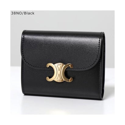 セリーヌ CELINE CELINE 二つ折り札入れ Small Flap Wallet 10D783DPV （38NO/Black）
