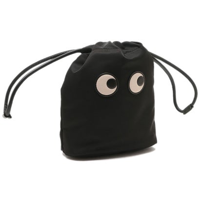 アニヤハインドマーチ Anya Hindmarch ポーチ アイズ ドローストリング ブラック レディース ANYA HINDMARCH 5050925193566 （BLACK）