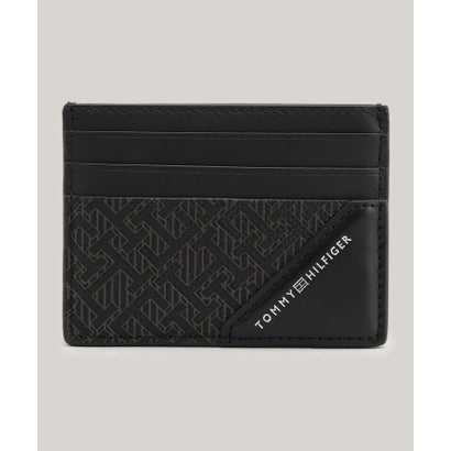 トミー ヒルフィガー TOMMY HILFIGER モノグラムカードホルダー （ブラック）