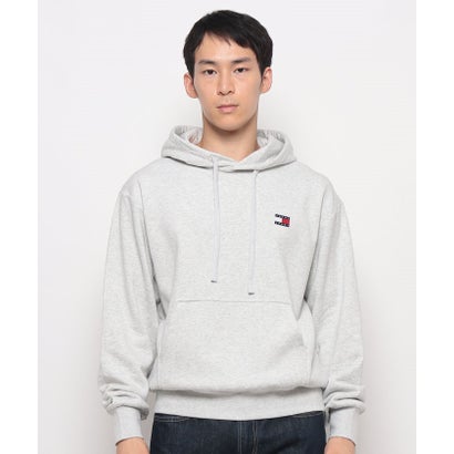 トミージーンズ TOMMY JEANS リラックスバッジパーカー （グレー）