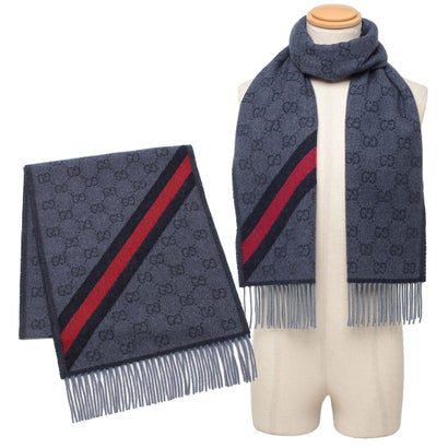 美品/GUCCI 花柄 スカーフ 保存袋付きグッチ　バンダナ　ストール　ショール 楽天市場】グッチ スカーフ バンダナ ストール ネイビー メンズ