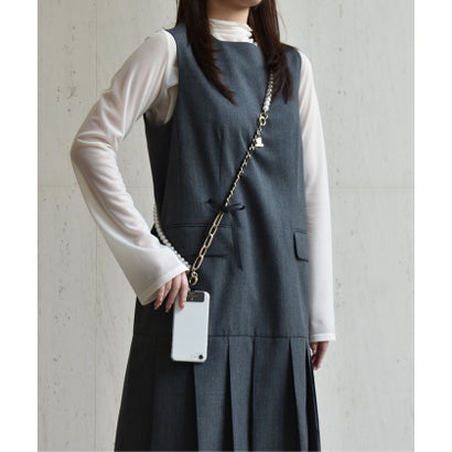 ランバン オン ブルー LANVIN en Bleu ジュエル スマホストラップ (ブラック)|LOCOMALL(ロコンド公式ストア)