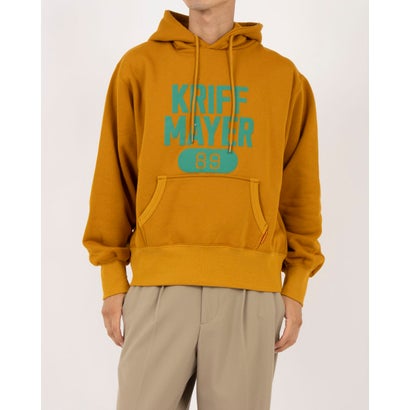 クリフ メイヤー KRIFF MAYER ロゴスウェットパーカー （MUSTARD）
