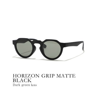 ジュガードフォーティーン jugaad14 【Jugaad14 / ジュガードフォーティーン】HORIZON GRIP MATTE 日本製 鯖江メイド UVカット サングラス 偏光調光 レンズ （ブラック）