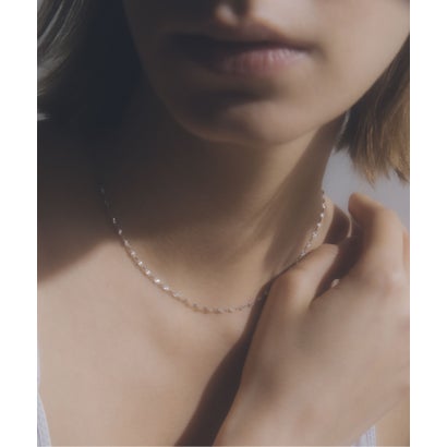 ルボンボン les bon bon 【les bon bon / ルボンボン】sunlight necklace white gold / サンライトネックレス ホワイト ゴールド (シルバー)|LOCOMALL(ロコンド公式ストア)