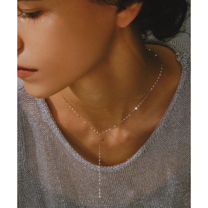 ルボンボン les bon bon 【les bon bon / ルボンボン】victoria double tie necklace K10 10金 38cm ゴールド タイ ネックレス （ゴールド）