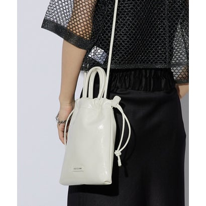 25ss FUMITO GANRYU Draped Shoulder Bag 黒 FUMITO GANRYU - 【25SS】ドレープド ショルダー バッグ